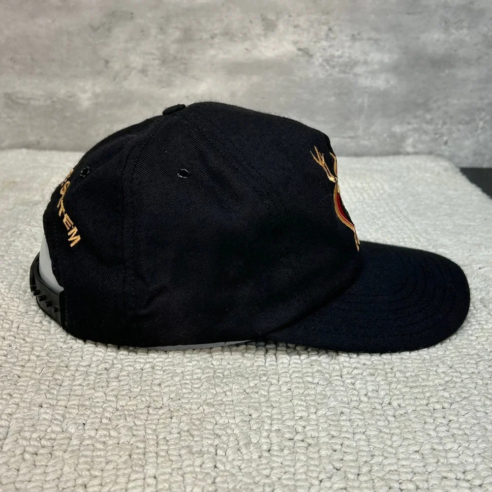 90s Vintage Bucks Cigarettes Snapback Trucker Hat OSFA Buck The System Dad Cap